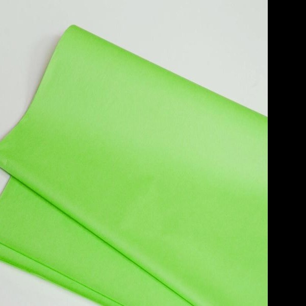 PAPEL CHINA 50X75 CM. VERDE MANZANA PZA